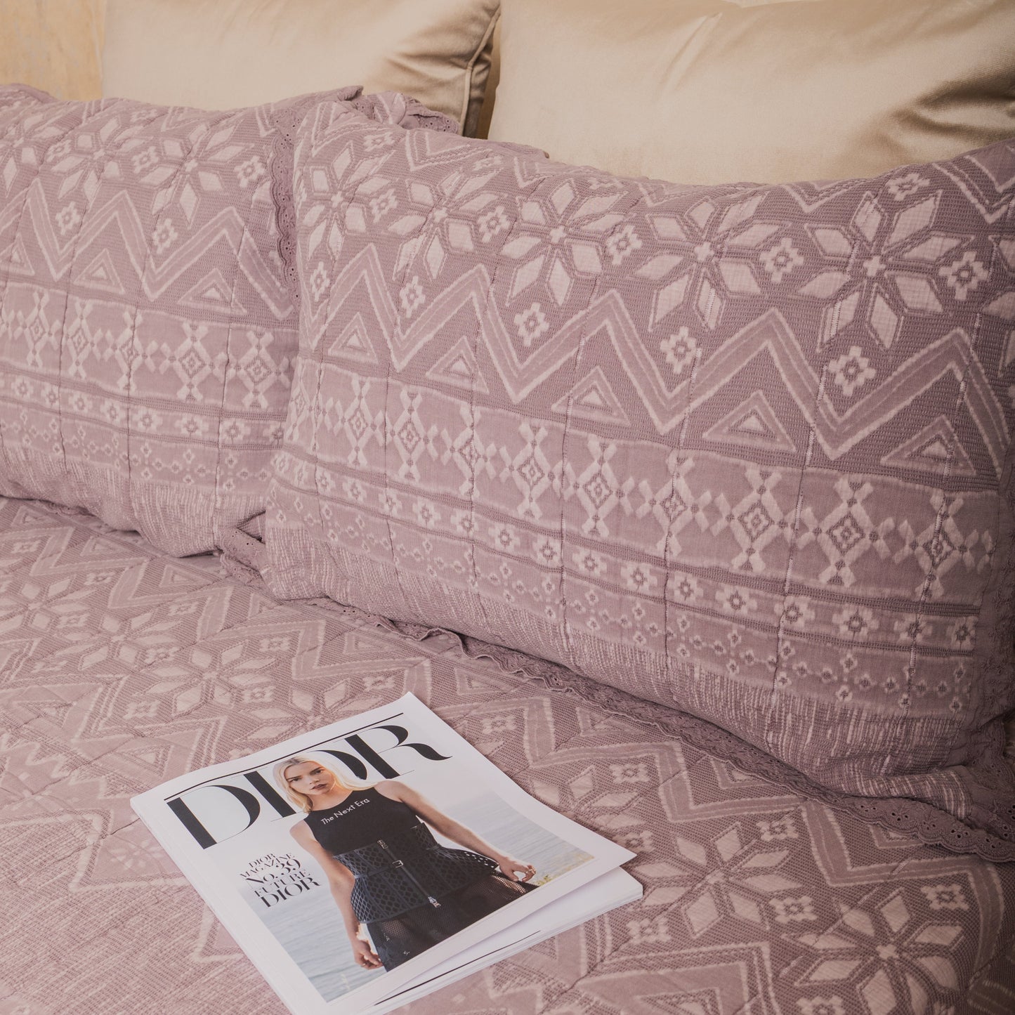 Pima cotton bedcover 3pcs Set [B0025]