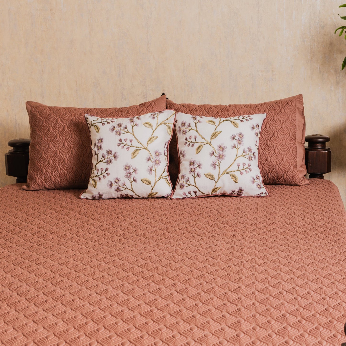 Quilted cotton bedcover  5 pcs set [B0024]