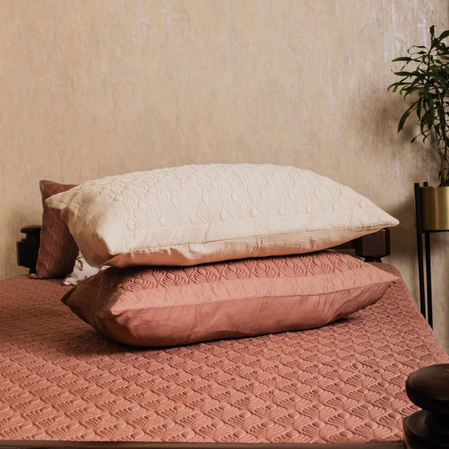 Quilted cotton bedcover  5 pcs set [B0024]