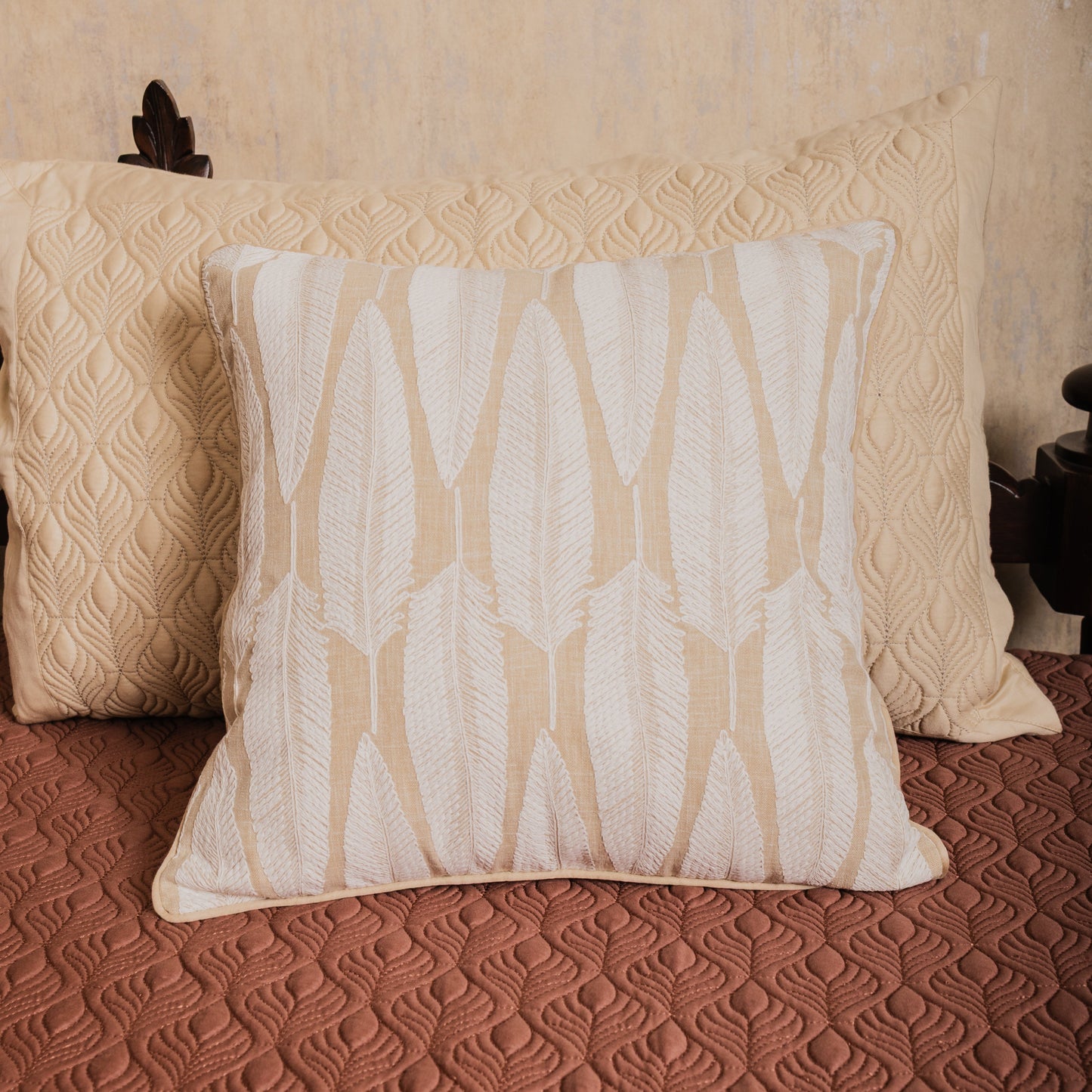 Quilted cotton bedcover  5 pcs set [B0024]