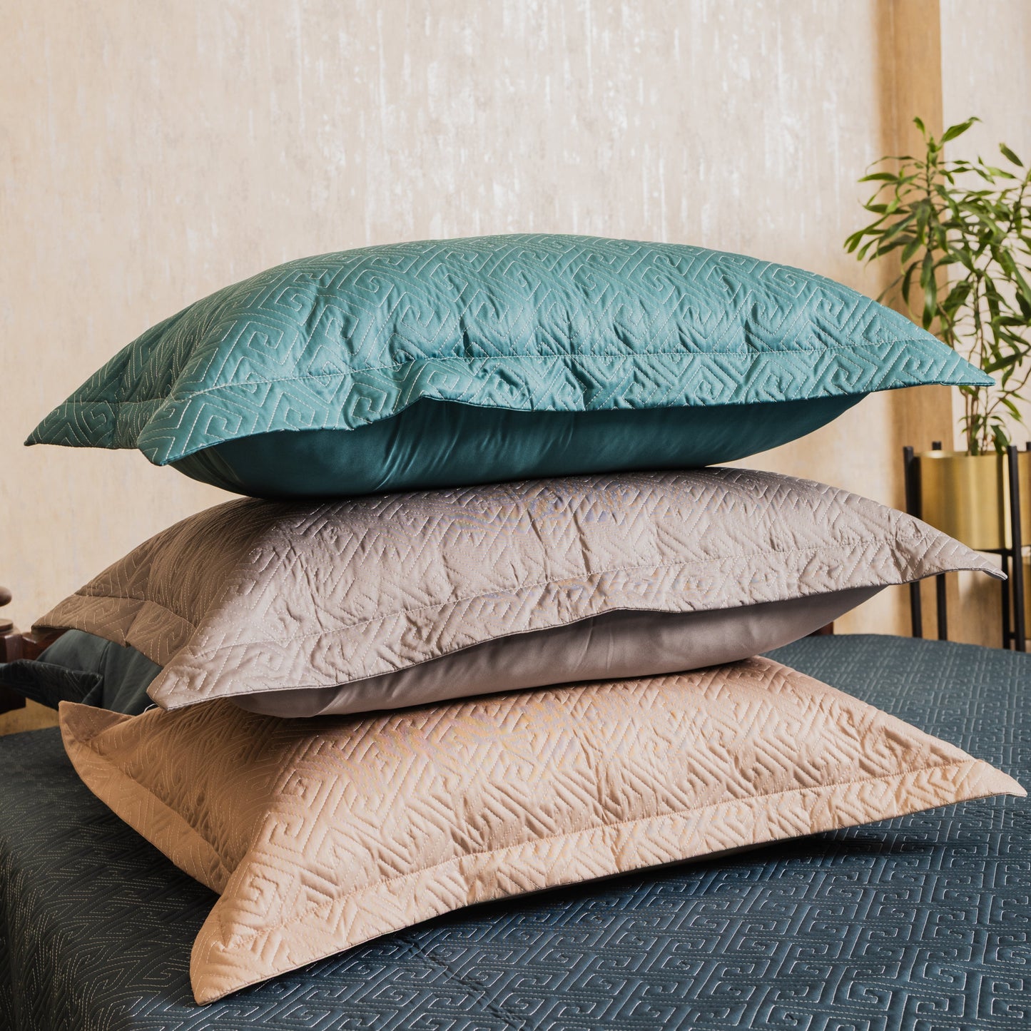 Cotton bedcover 3 pcs set [B0020]