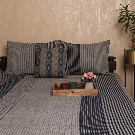 QUILT BORO DIAMOND BEDSPREED 3PCS SET [B0015]