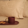 300TC JACQUARD BEDSHEET 3PCS SET [B0032]