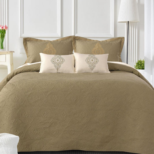 QUILTED BEDCOVER 5PCS SET [B0041]