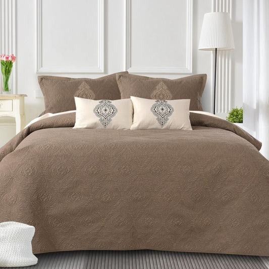 QUILTED BEDCOVER 5PCS SET [B0039]
