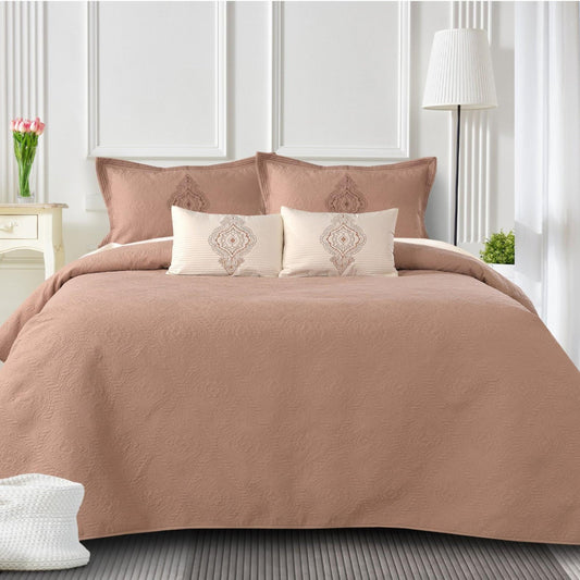 QUILTED BEDCOVER 5PCS SET [B0038]