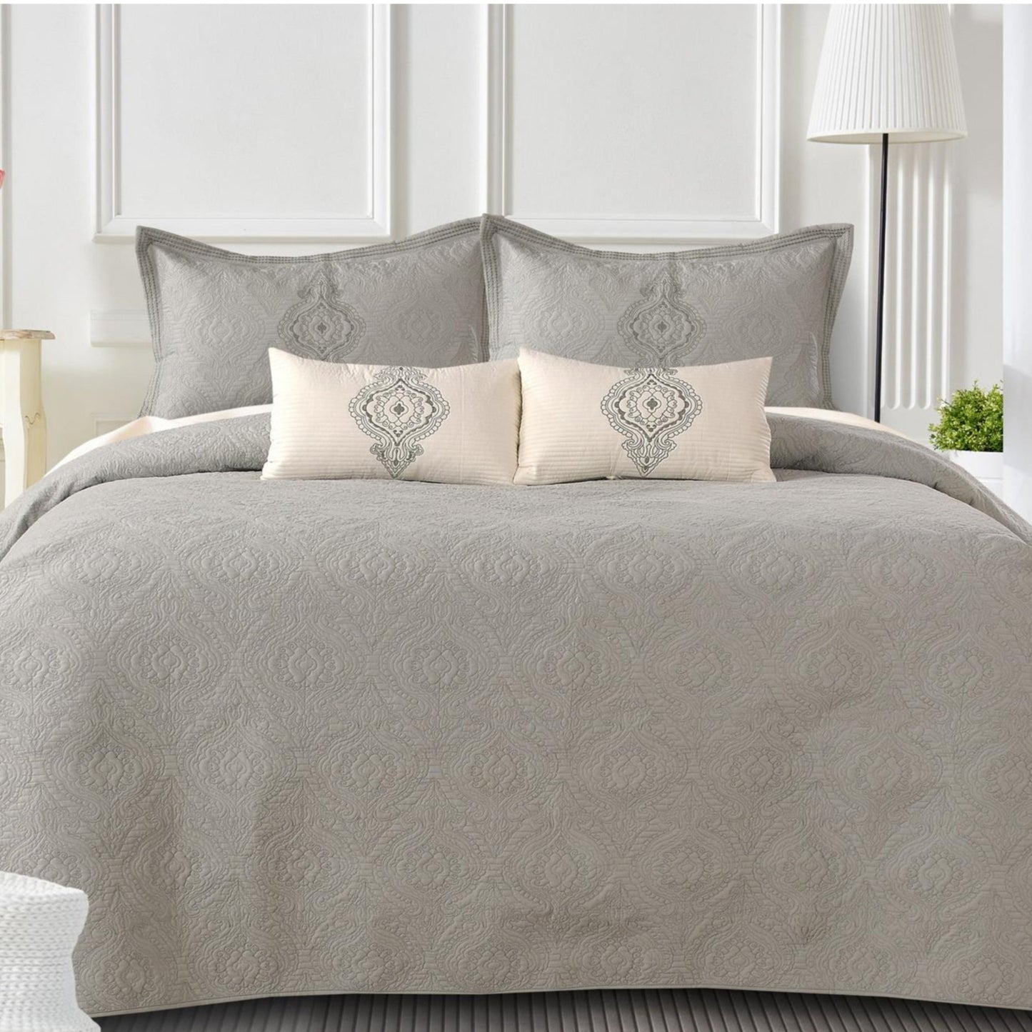 QUILTED BEDCOVER 5PCS SET [B0037]