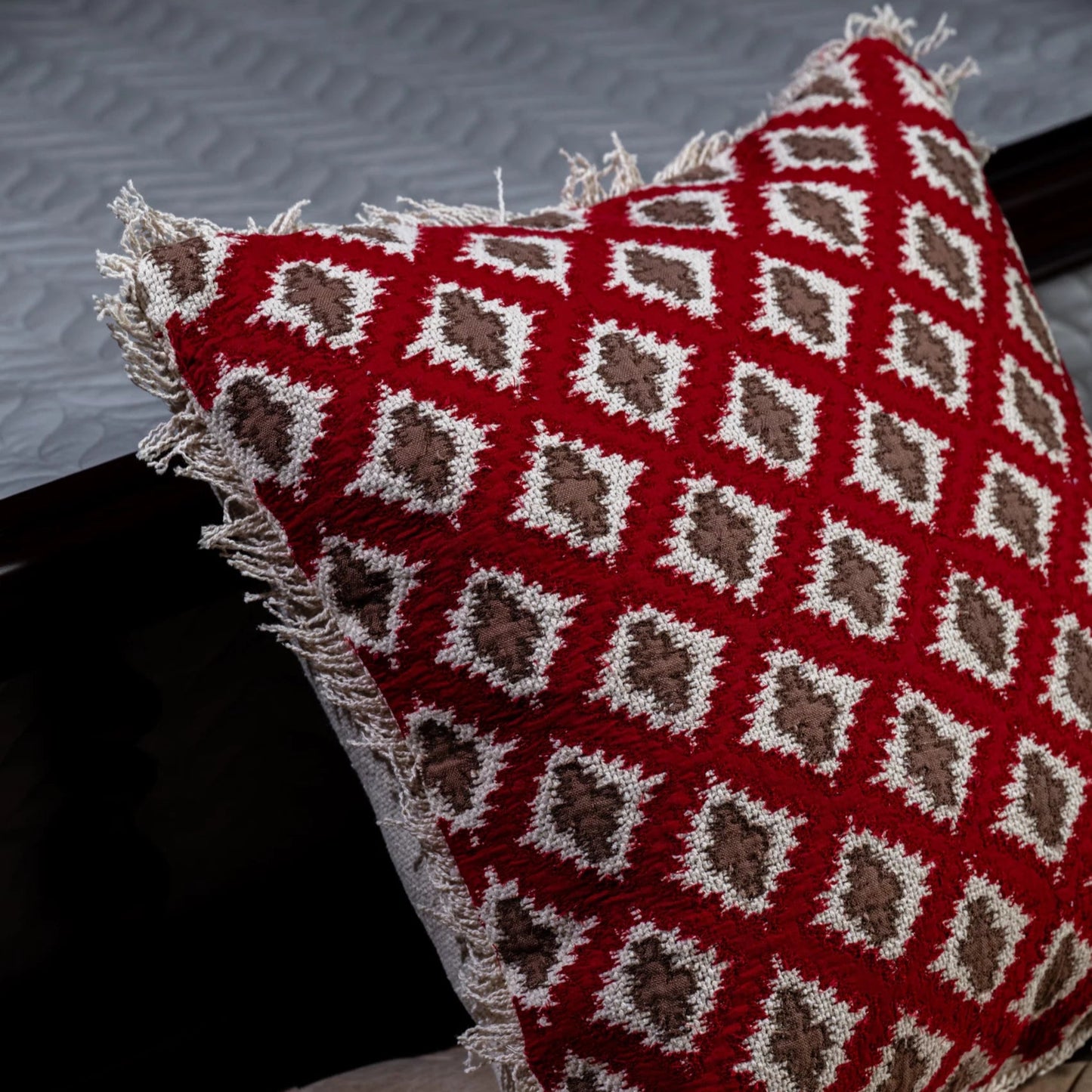 Cushion Cover Cotton Jute (18x18) [Cc0030]