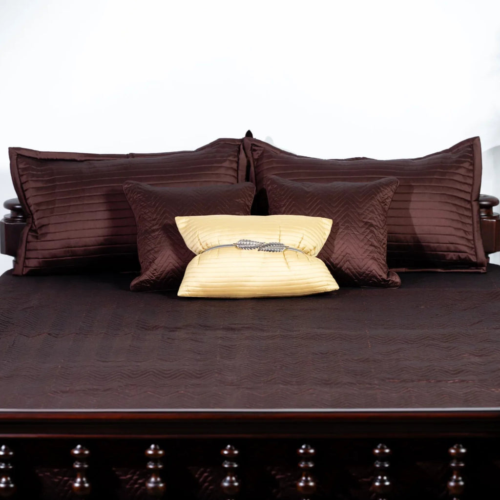 PREMIUM QUILTED BED COVER 6PCS SET [B0027]
