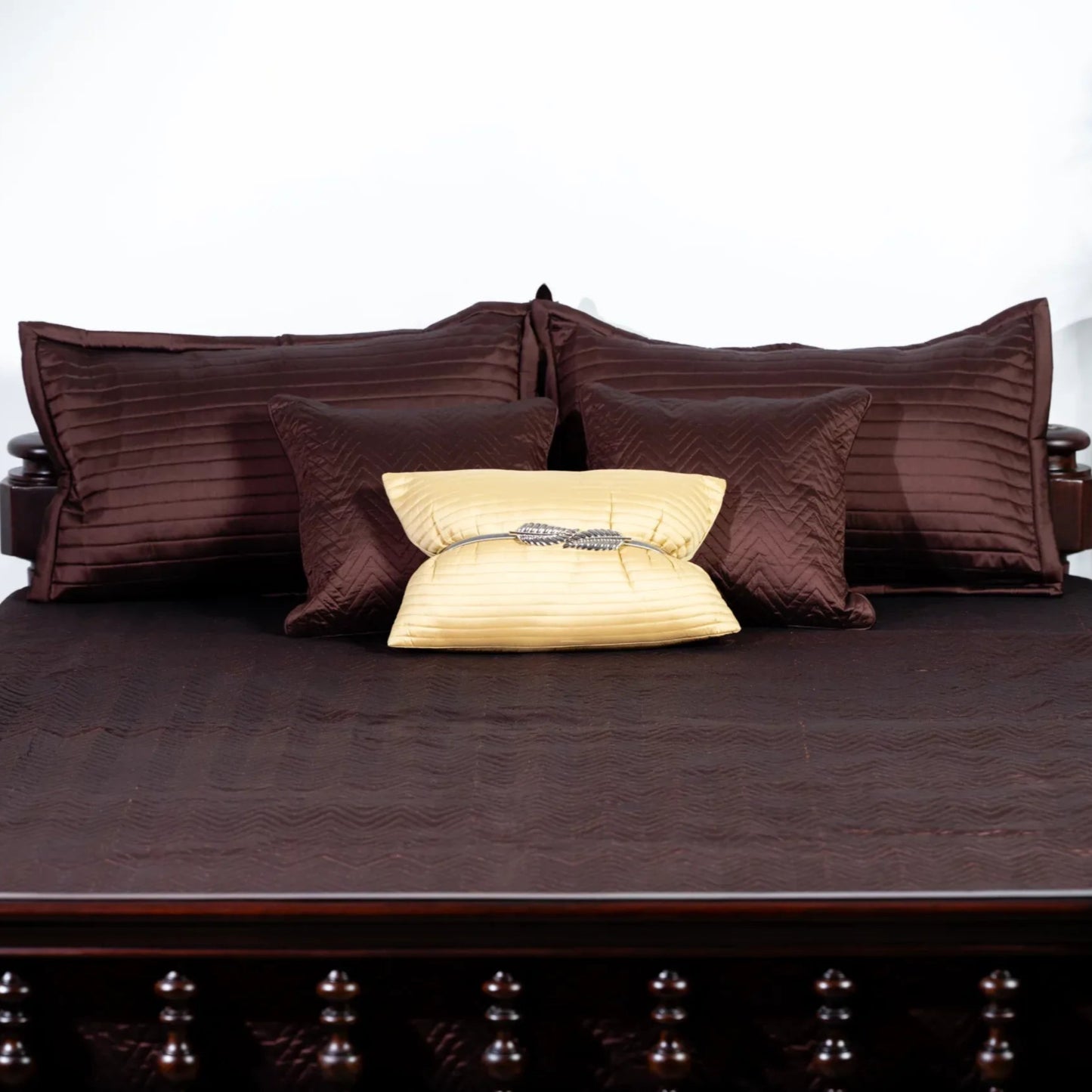 PREMIUM QUILTED BED COVER 6PCS SET [B0027]