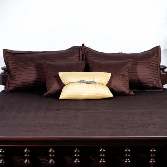 PREMIUM QUILTED BED COVER 6PCS SET [B0027]