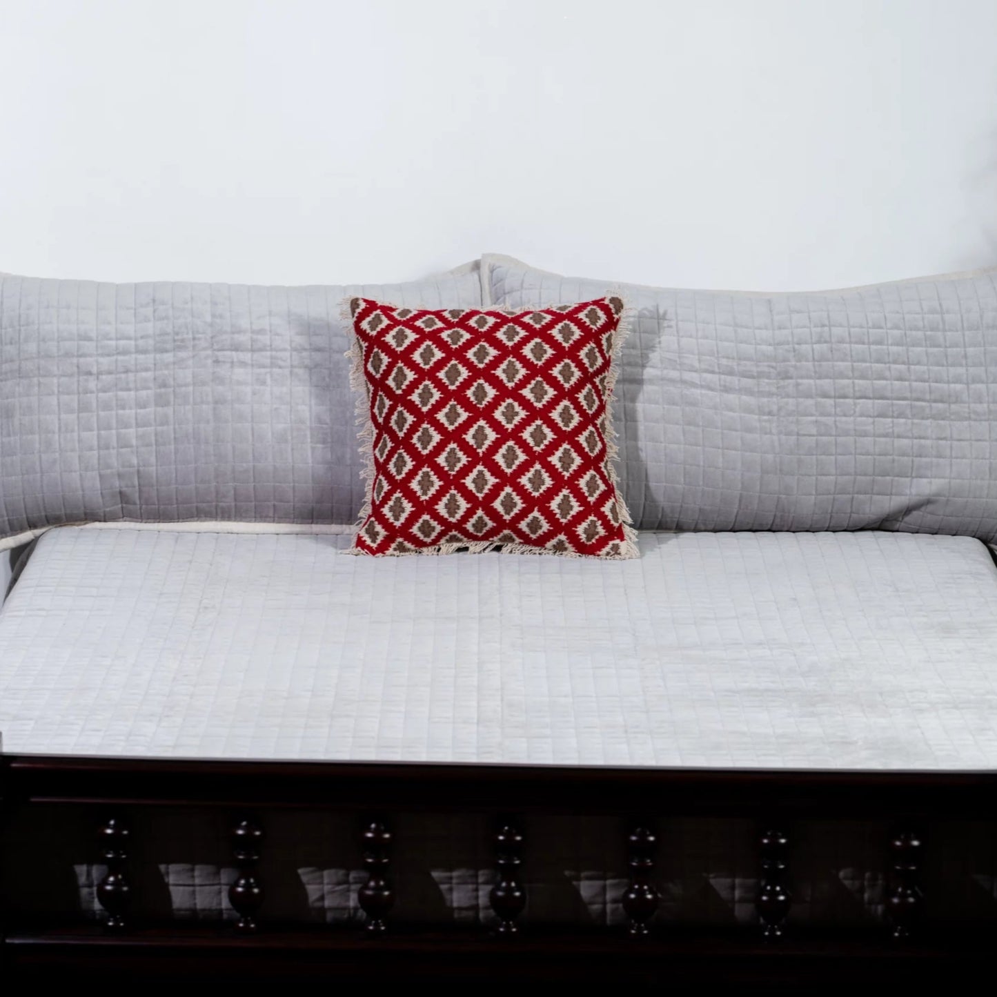 Premium Velvet Quilted Bed Cover 3pcs Set [B0028]