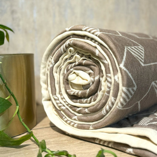 Set of Two Single Jersey Comforters 60x90inches[C0002]