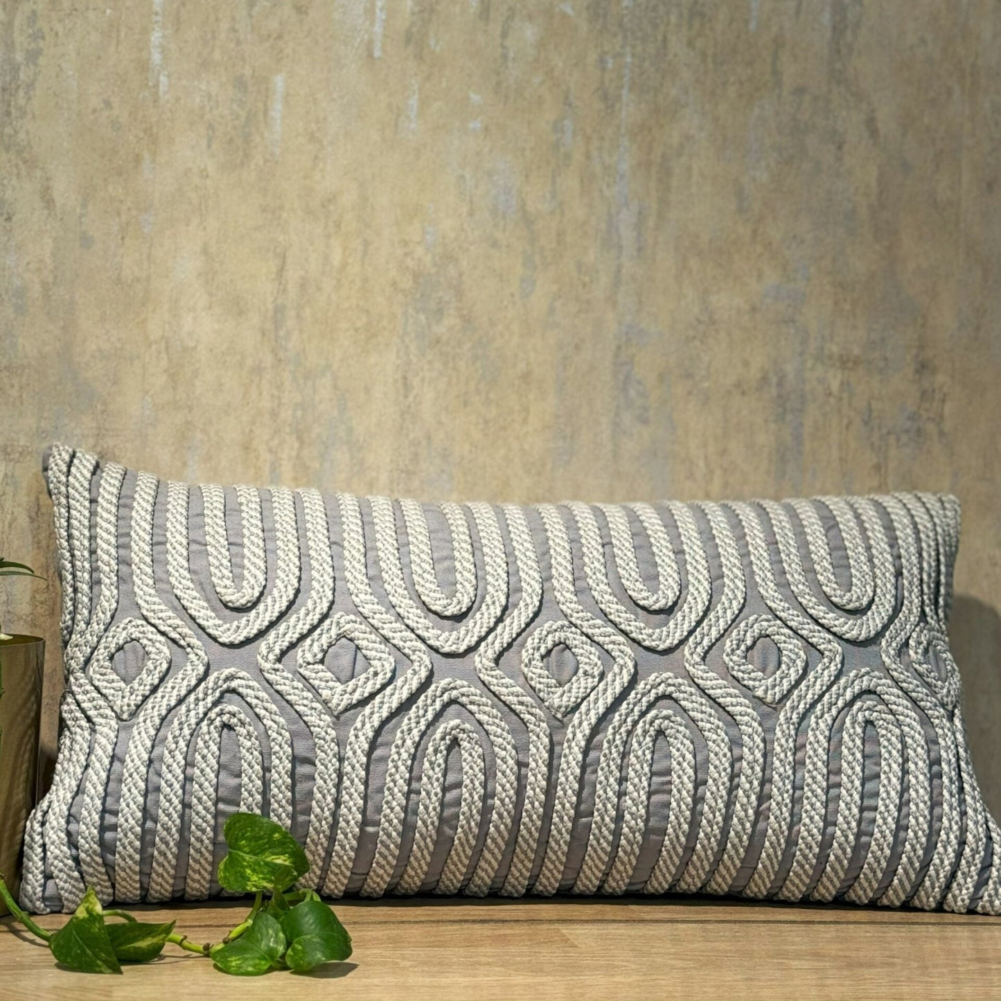 Rope Pattern Cushion Cover(12x22) [Cc0028]
