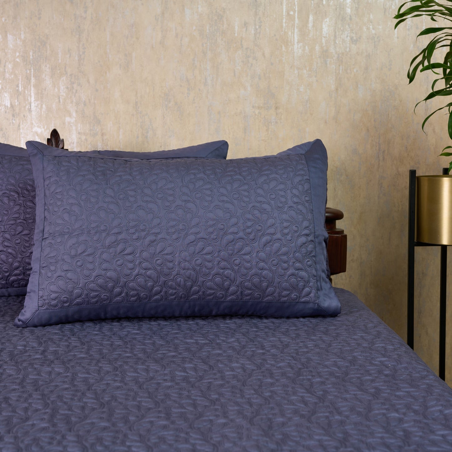 Quilted Bed Spread 3pcs Set [B0029]