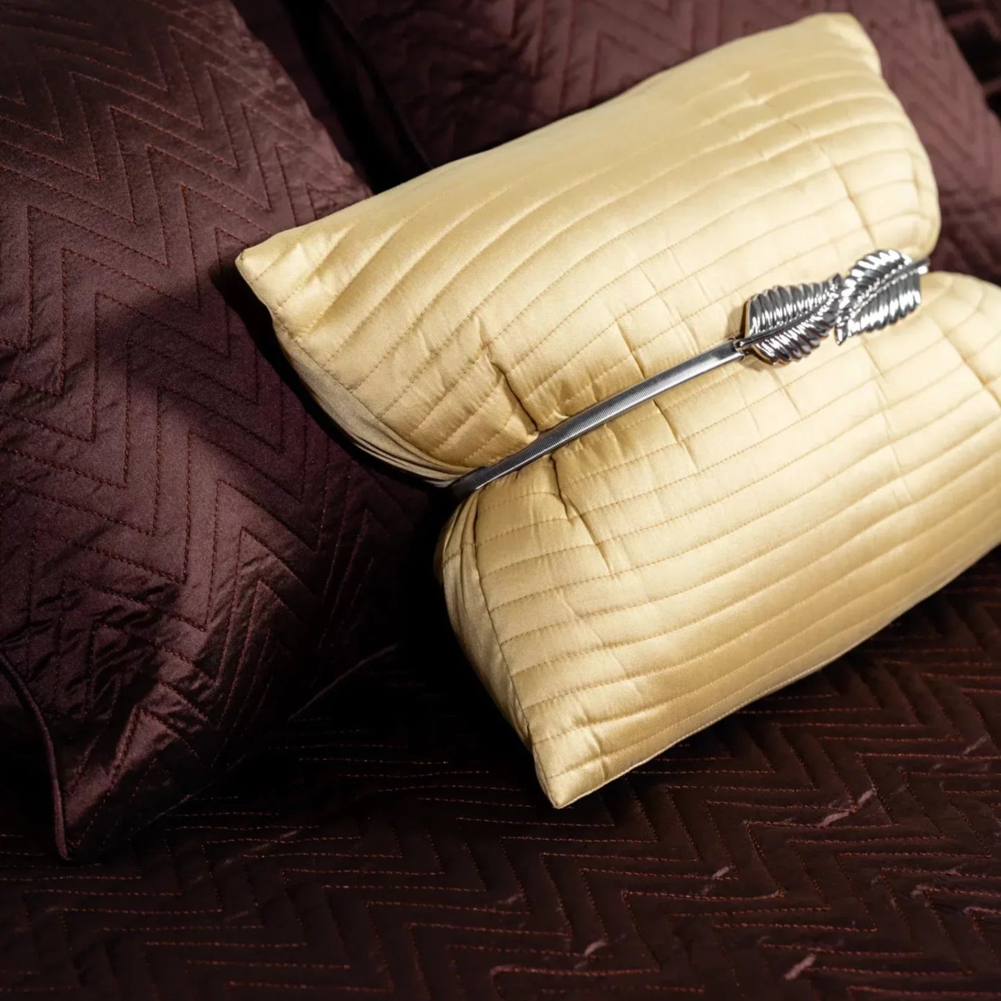 PREMIUM QUILTED BED COVER 6PCS SET [B0027]